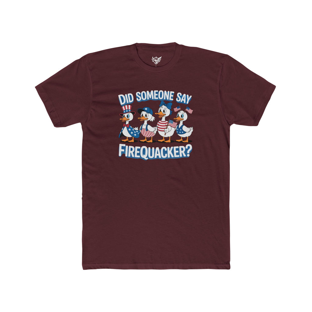 Firequackers Cotton Crew Tee