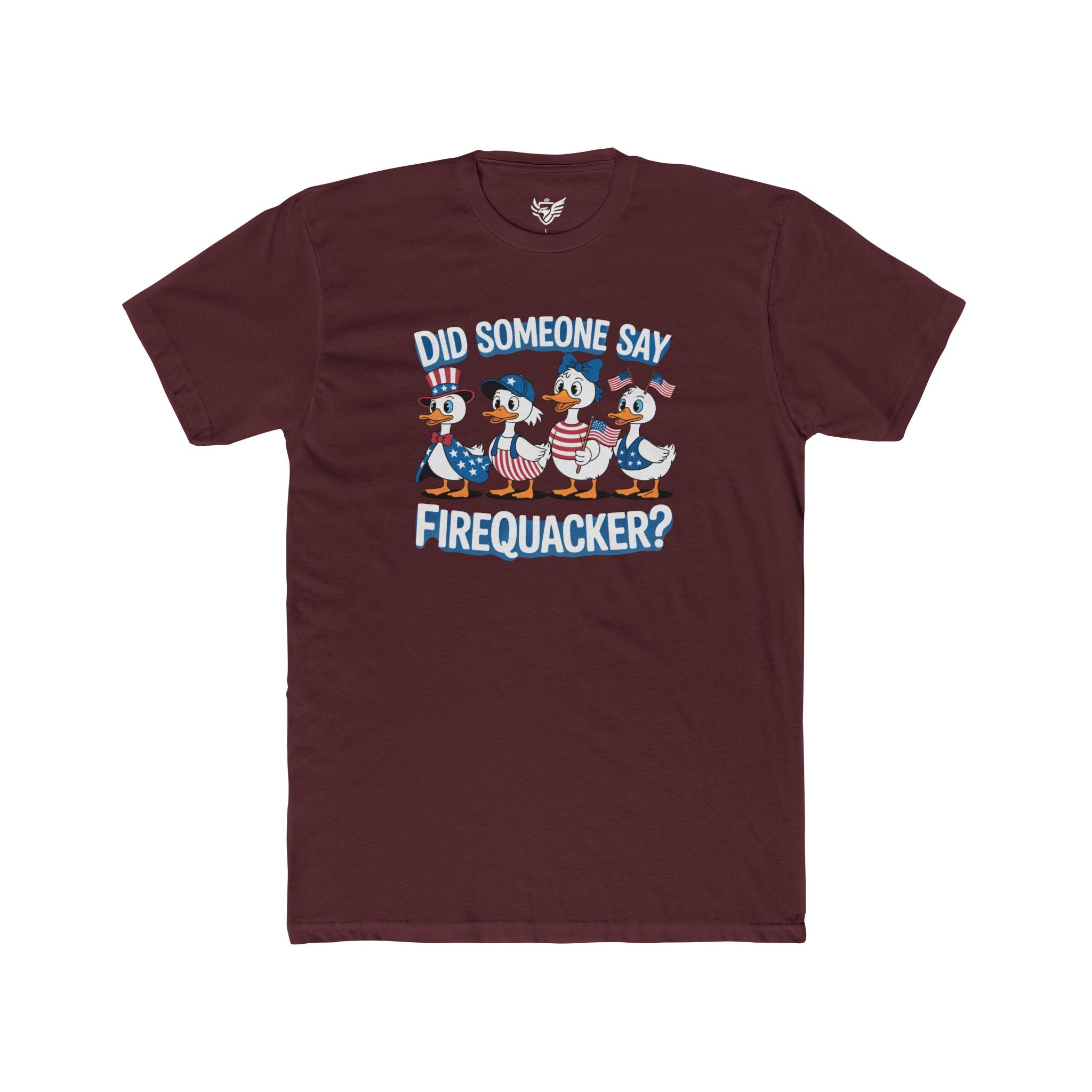 Firequackers Cotton Crew Tee