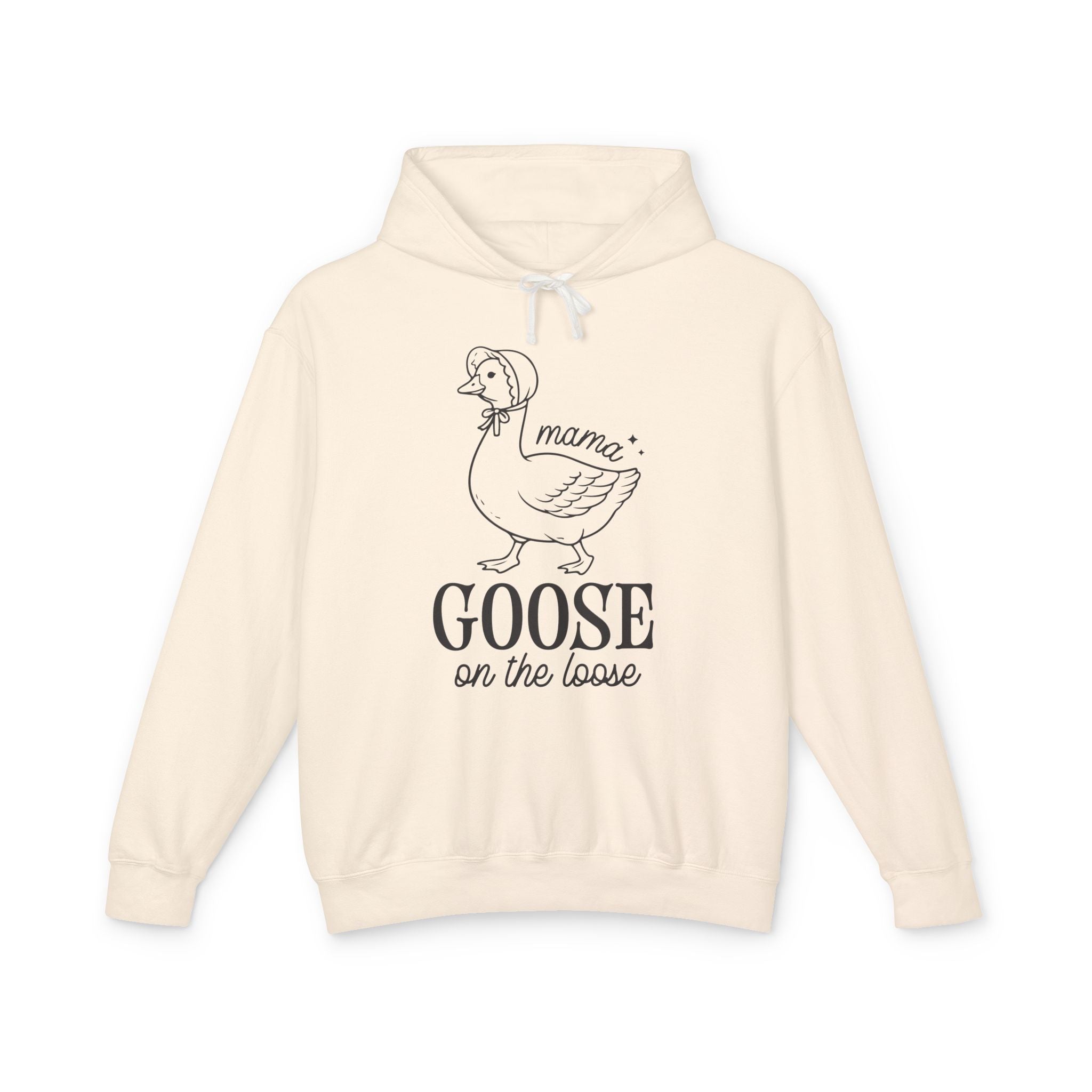 Mama Goose on the Loose Lightweight Hooded Sweatshirt