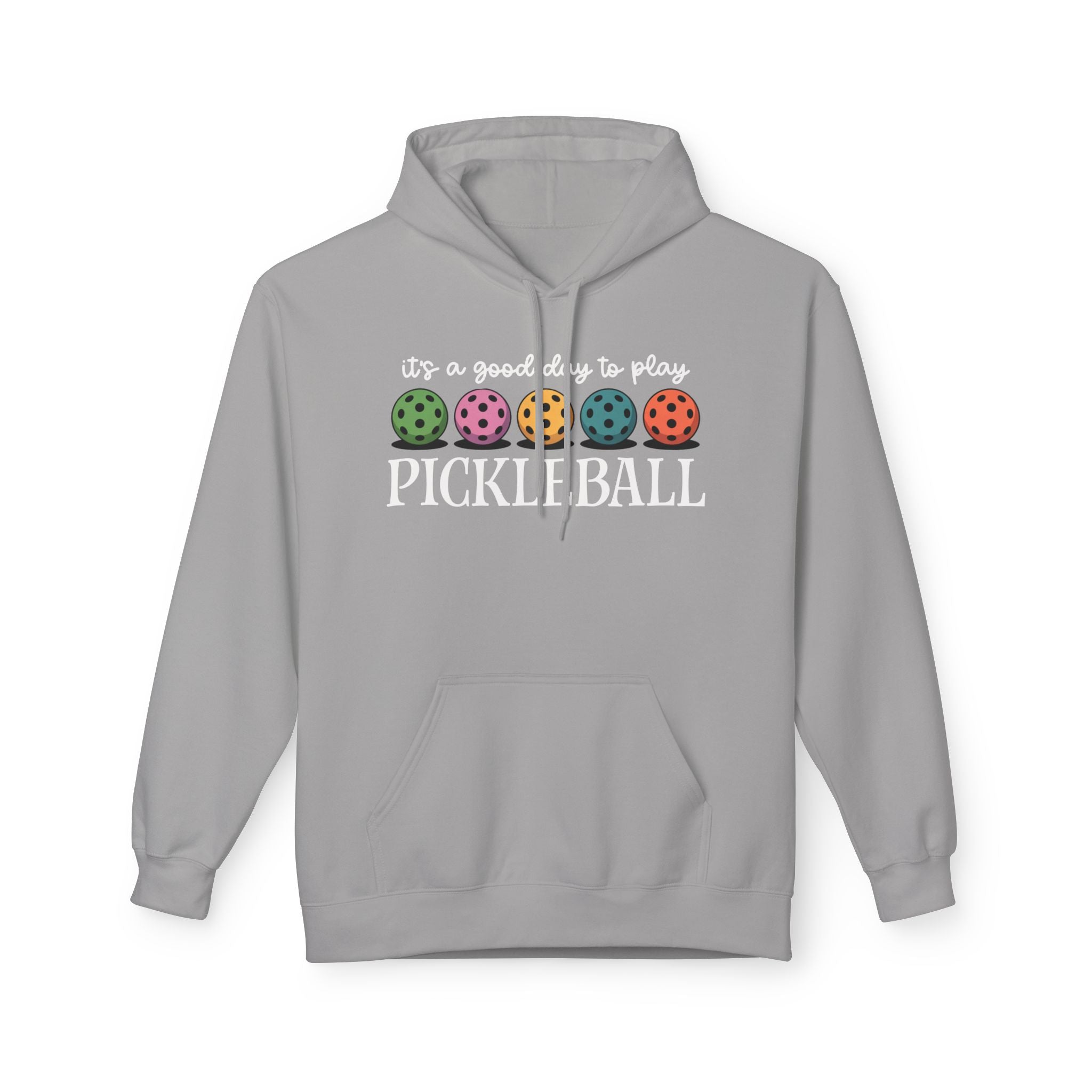 Good Day Pickleball Midweight Softstyle Fleece Hoodie