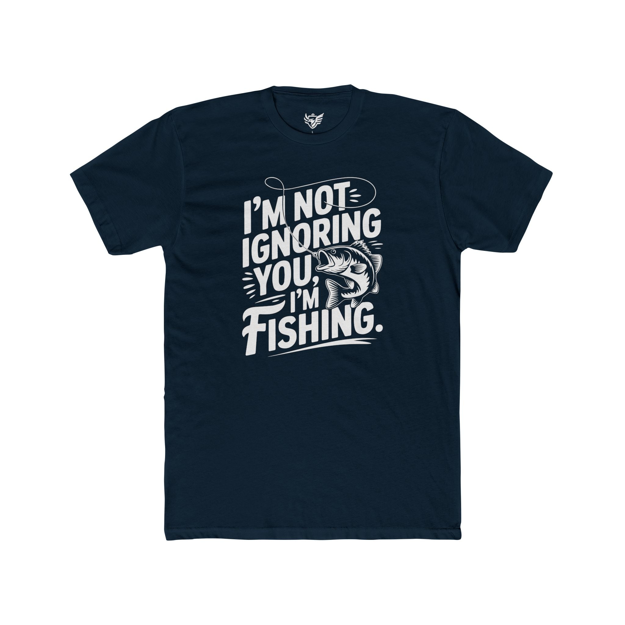 I'm Not Ignoring You Cotton Crew Tee