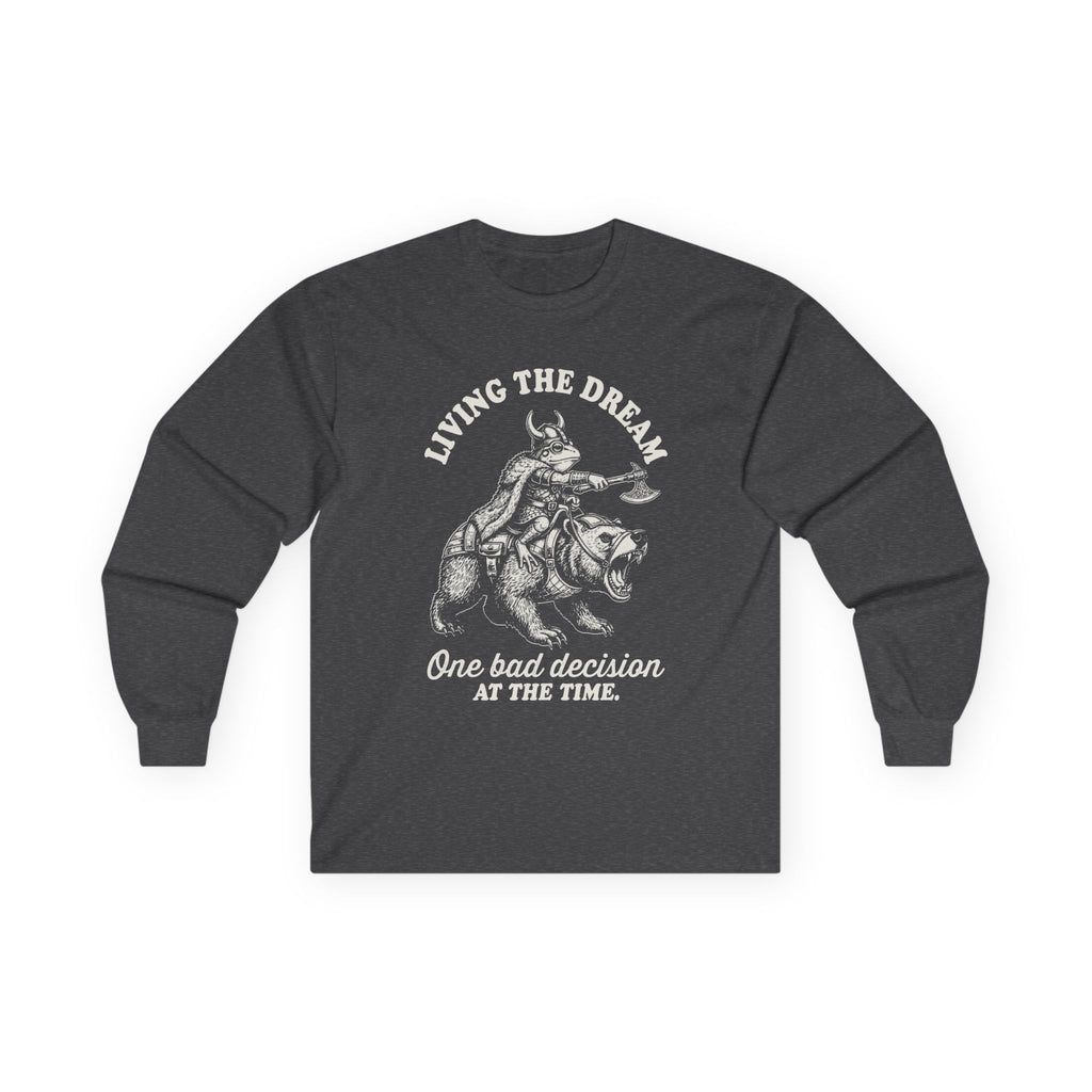 Living The Dream Cotton Long Sleeve Tee