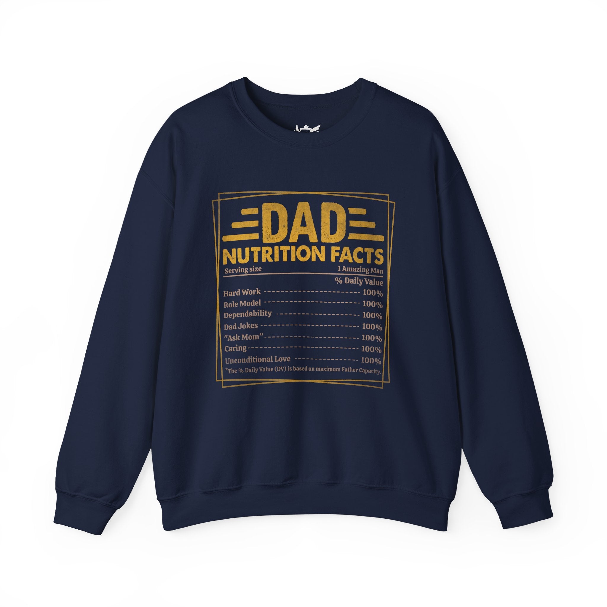 Dad Nutrition Facts Heavy Blend™ Crewneck Sweatshirt
