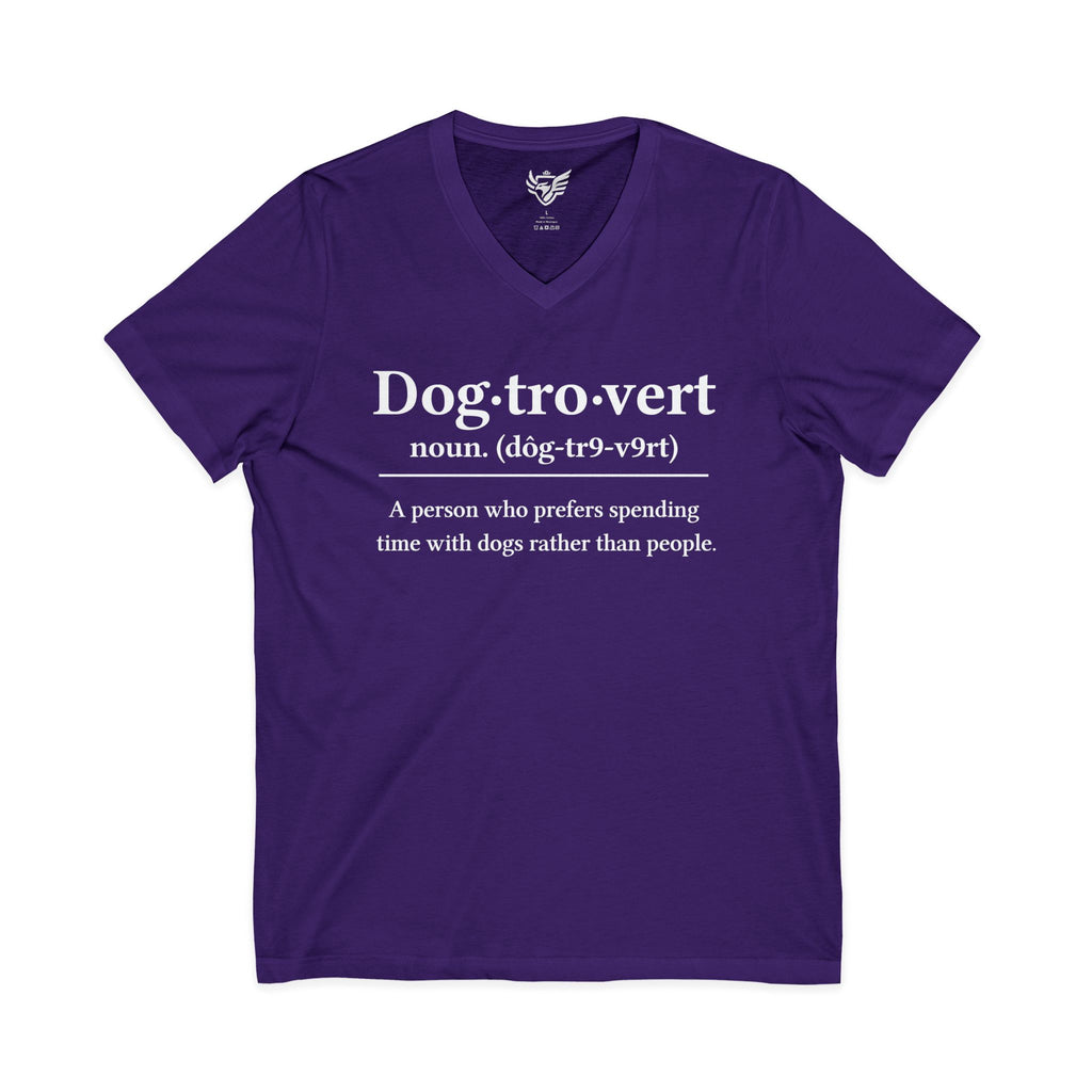 Dog-Tro-Vert Jersey Short Sleeve V-Neck Tee