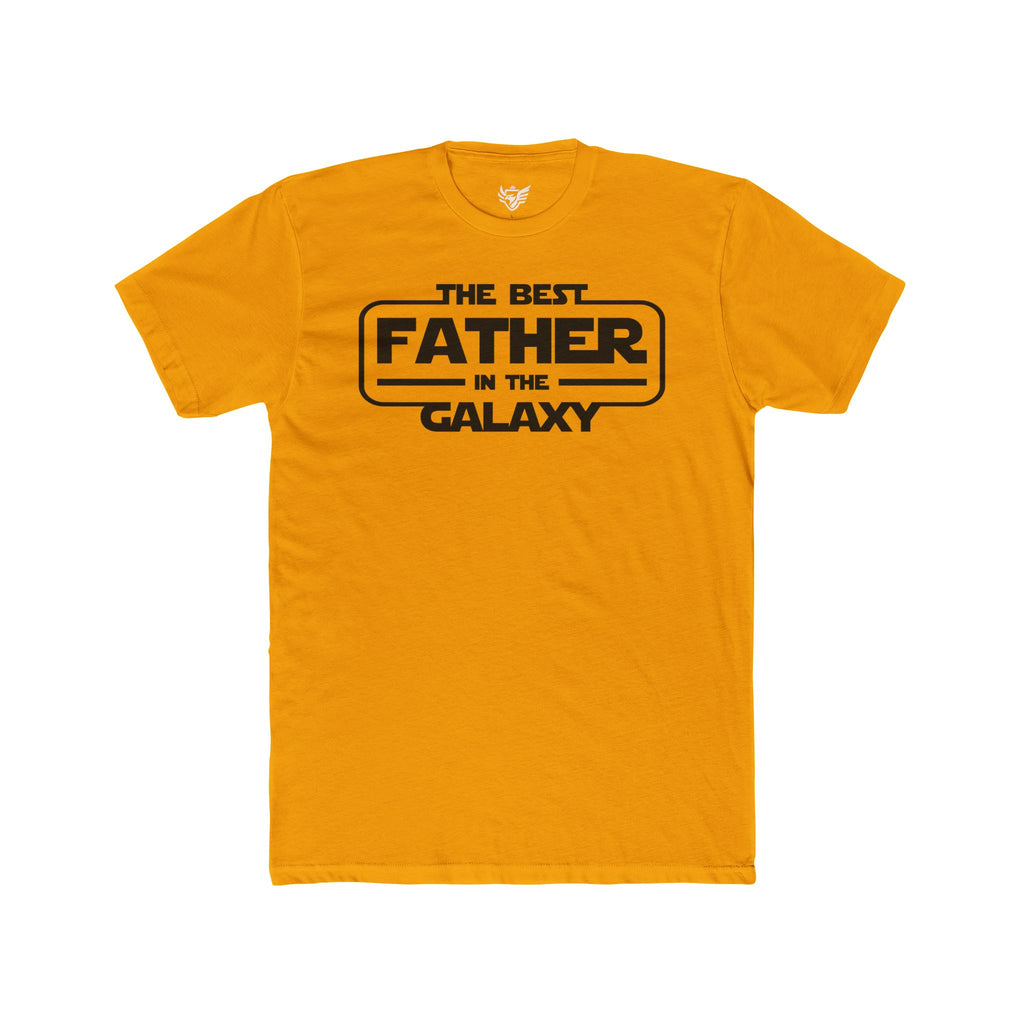 The Best Father in the Galaxy Cotton Crew Tee