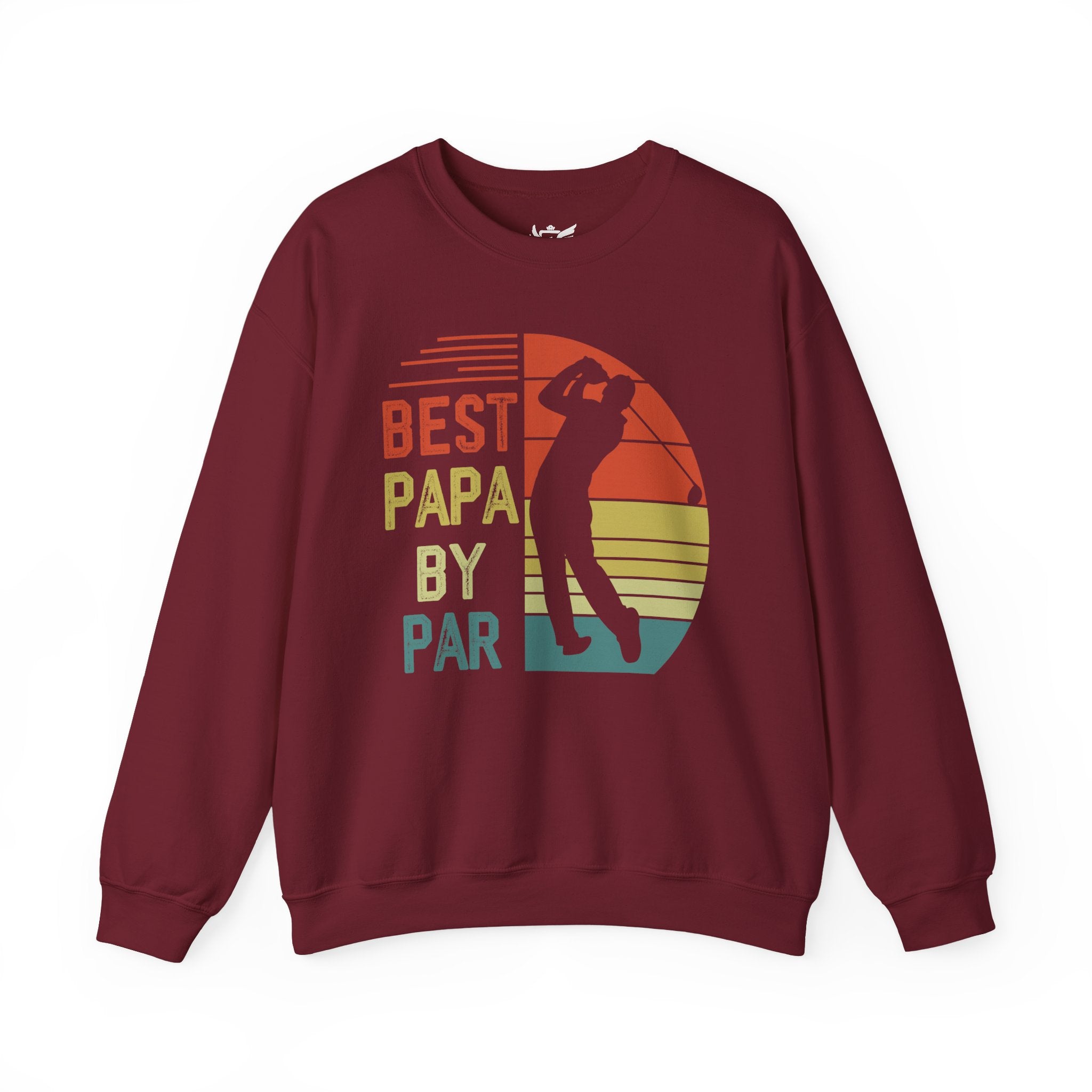 Best Papa By Par Heavy Blend™ Crewneck Sweatshirt