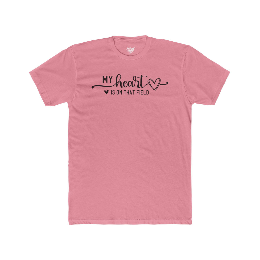 My Heart is on that Field Cotton Crew Tee