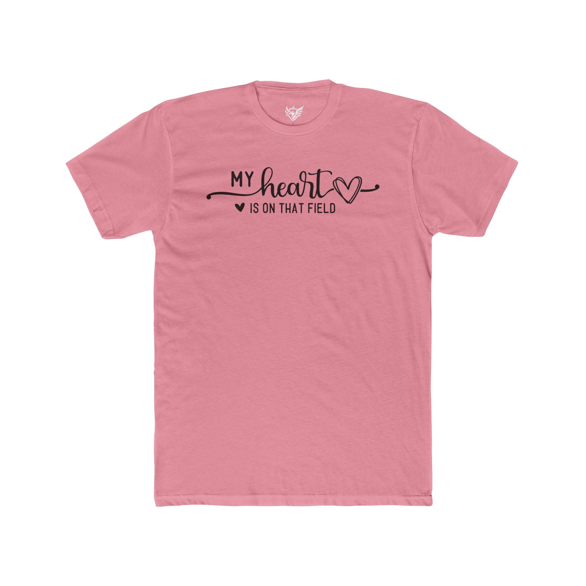 My Heart is on that Field Cotton Crew Tee