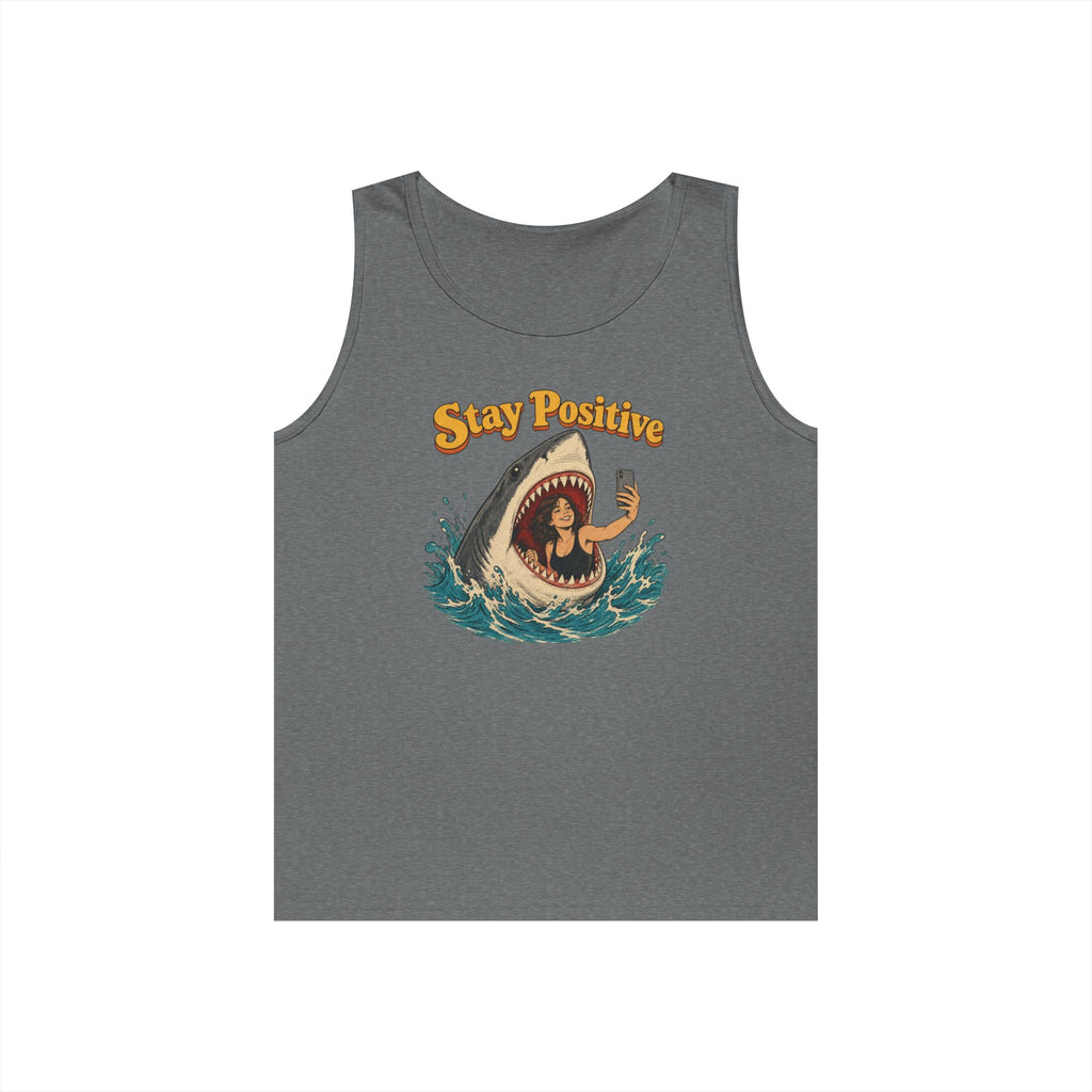 Stay Positive Heavy Cotton Tank Top