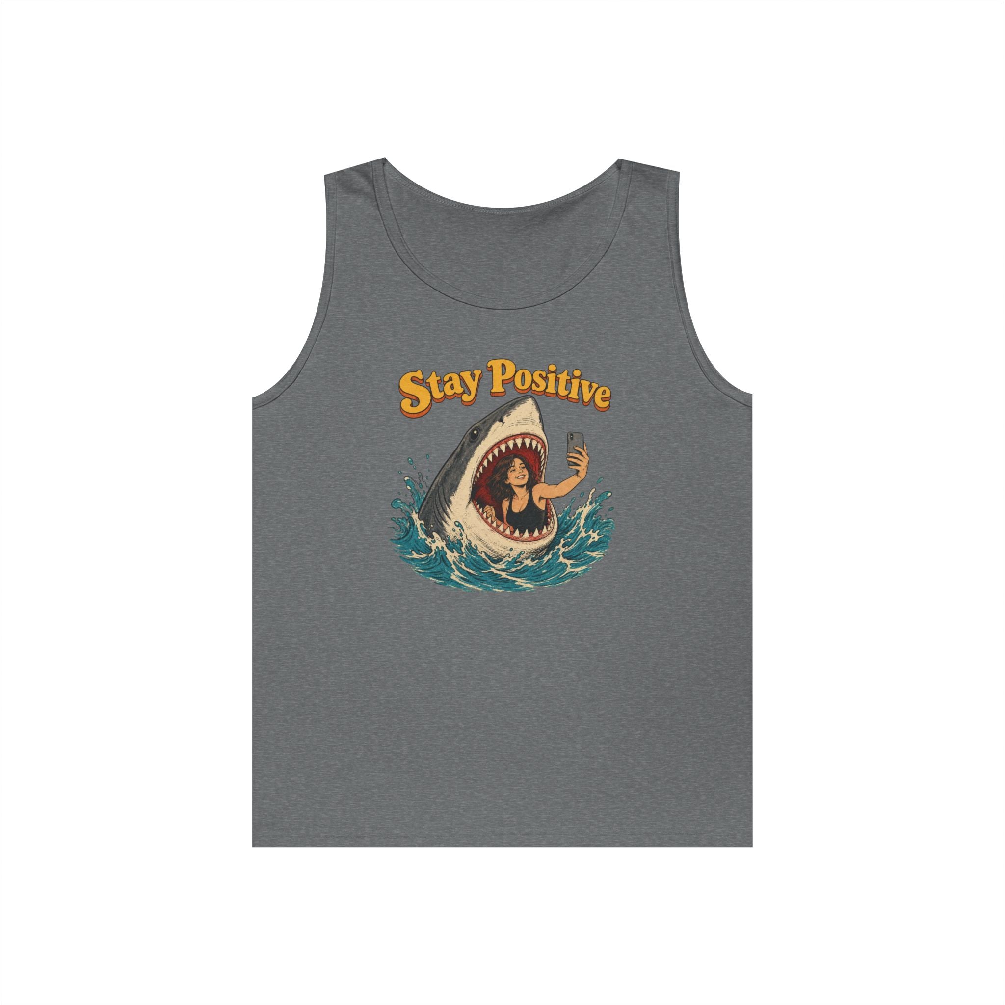 Stay Positive Heavy Cotton Tank Top