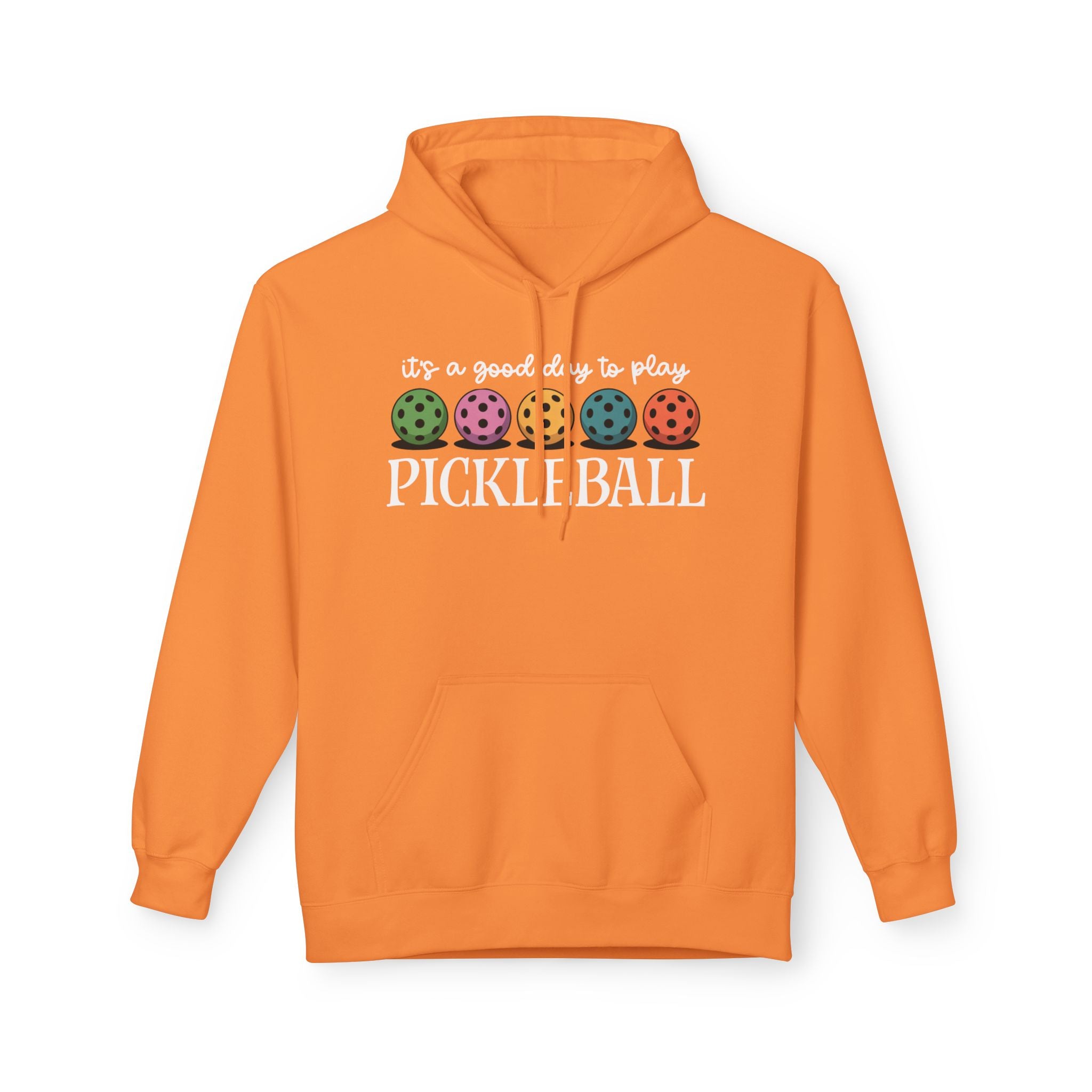 Good Day Pickleball Midweight Softstyle Fleece Hoodie