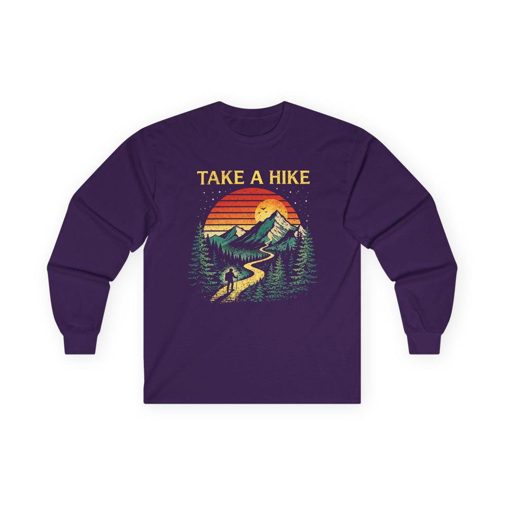 Take A Hike Cotton Long Sleeve Tee