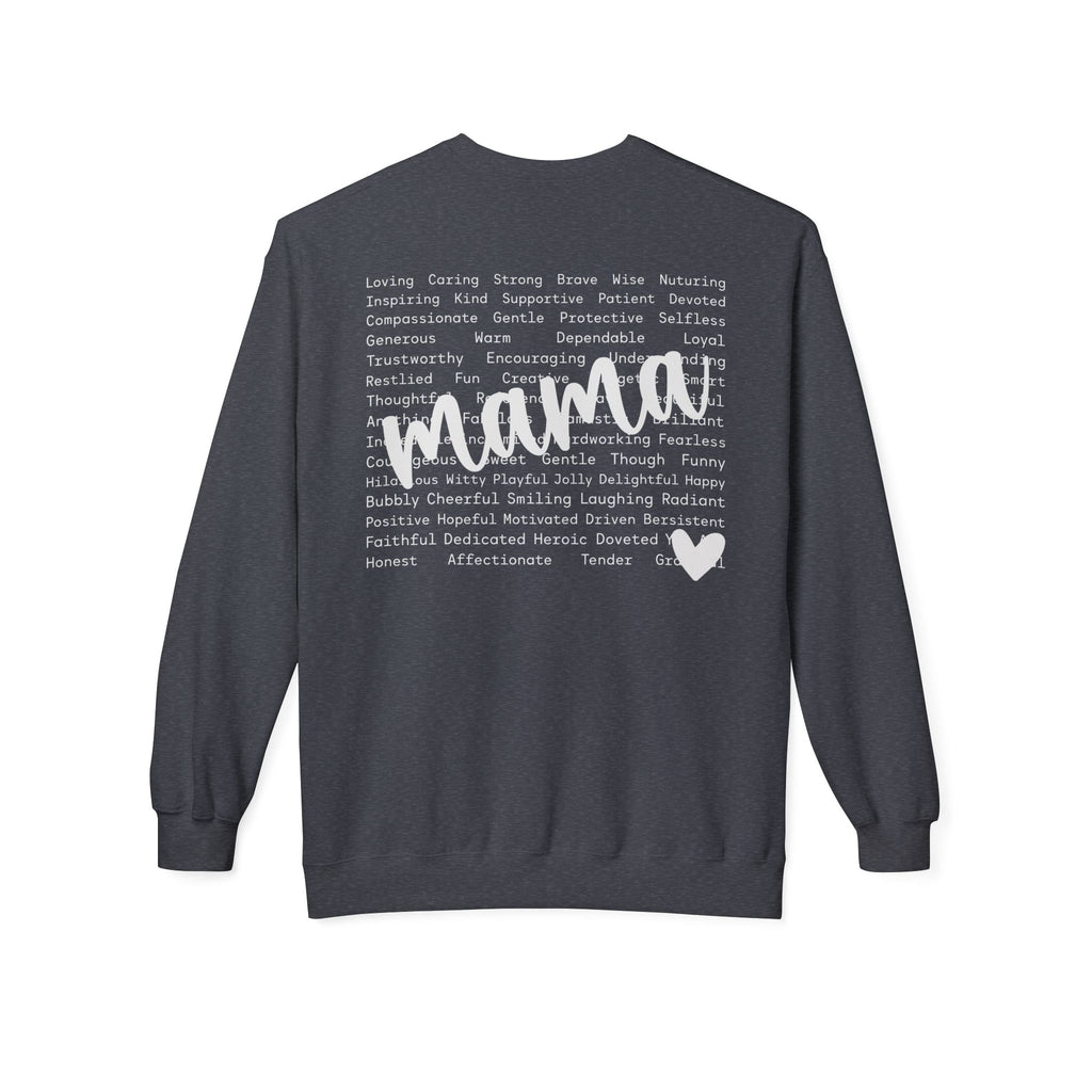 Mama Midweight Softstyle Fleece Crewneck Sweatshirt