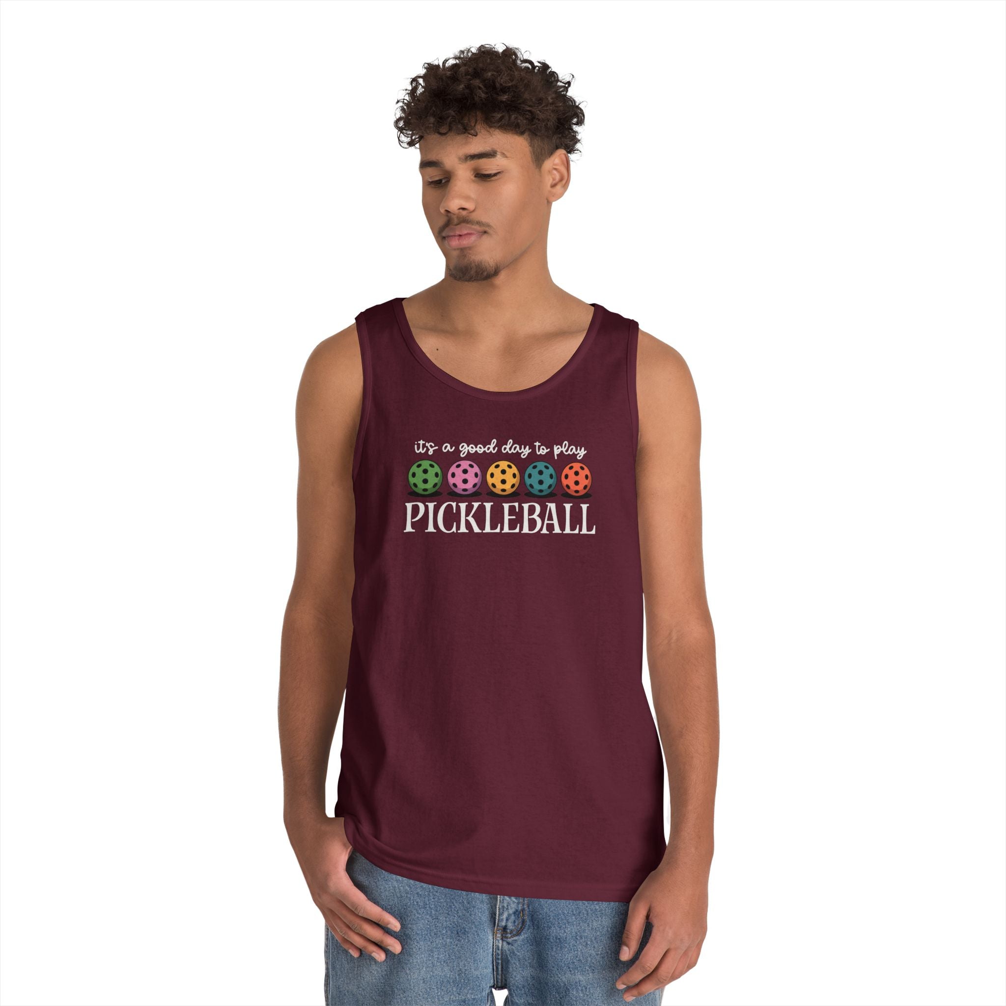Good Day Pickleball Heavy Cotton Tank Top