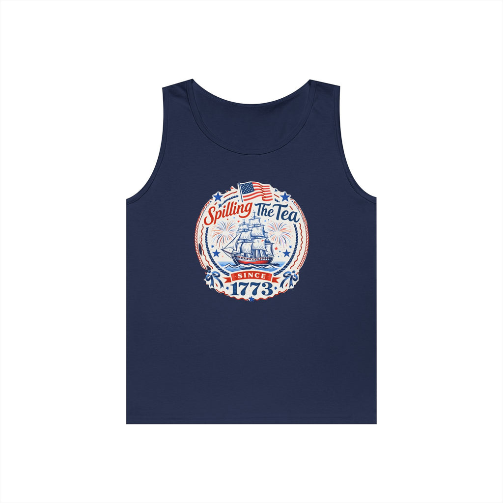 Spilling The Tea Heavy Cotton Tank Top