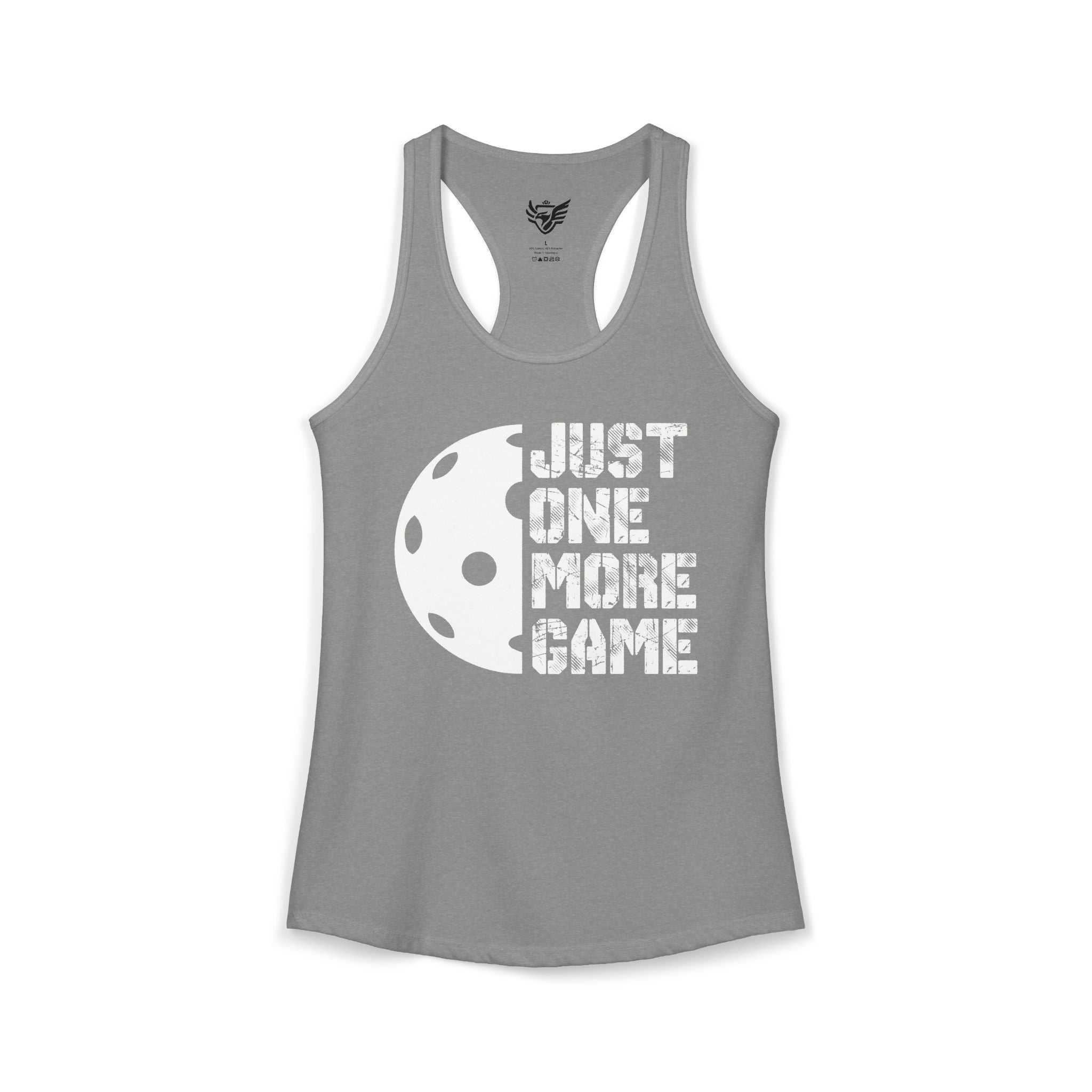 Just One More Game Ideal Racerback Tank