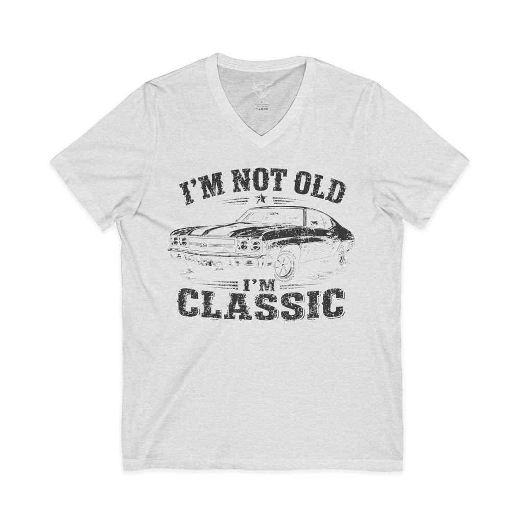 Not Old, Classic Jersey Short Sleeve V-Neck Tee