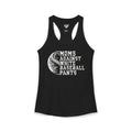 Mom's Against White Baseball Pants Ideal Racerback Tank