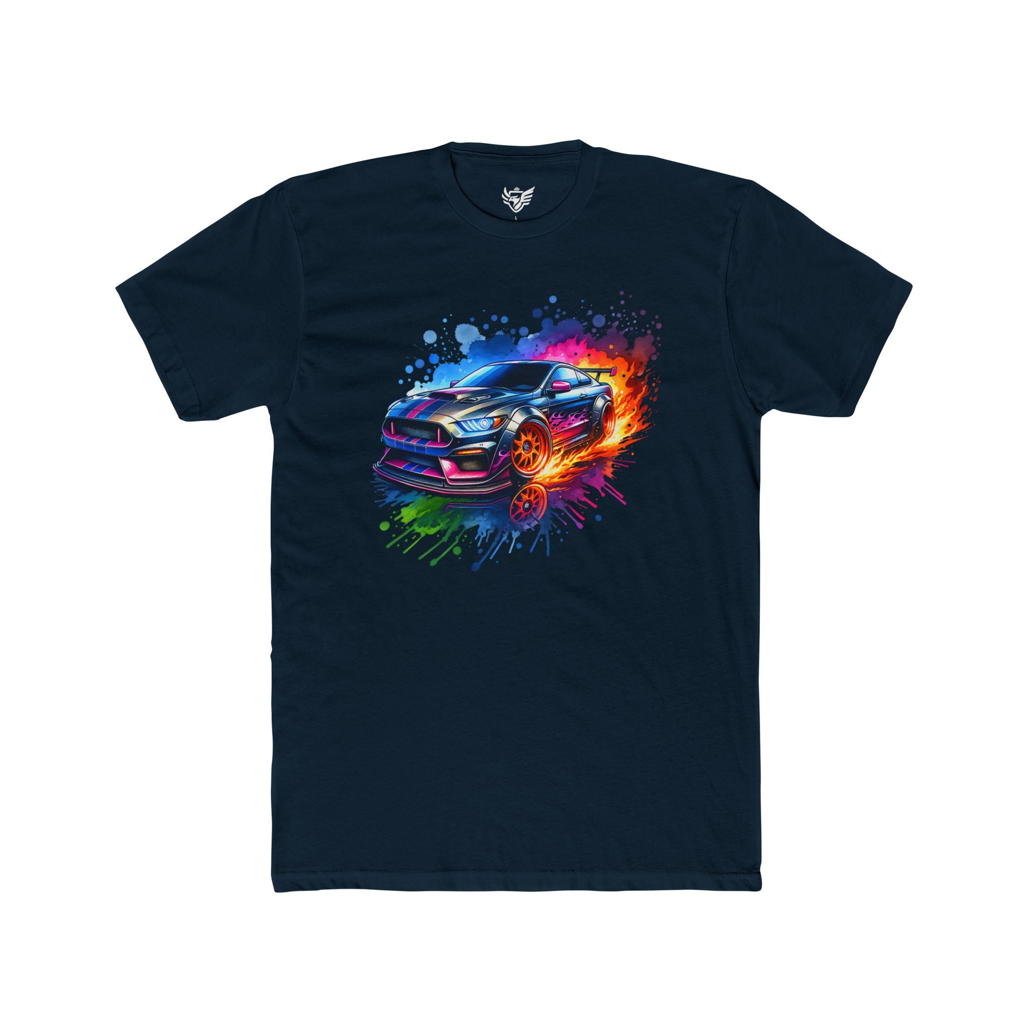 Colorblast Vroom Cotton Crew Tee