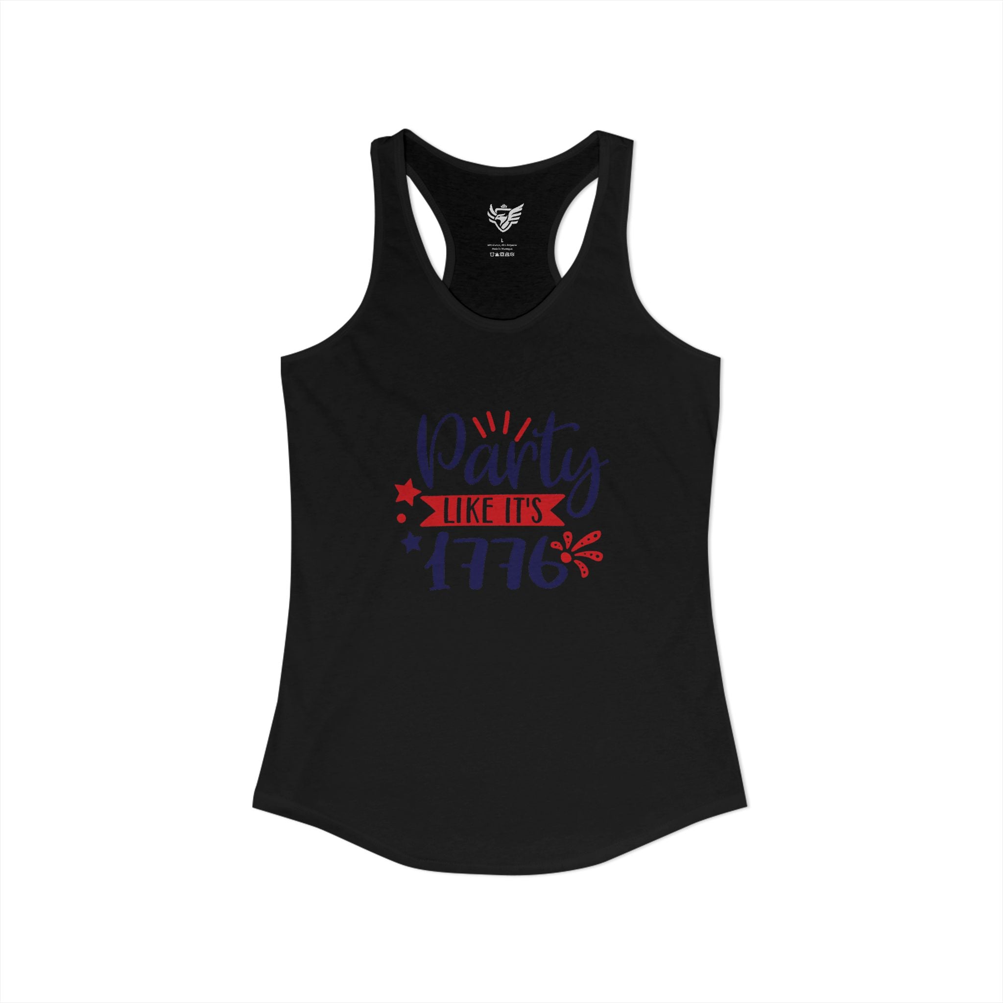 Party Like It's 1776 Ideal Racerback Tank