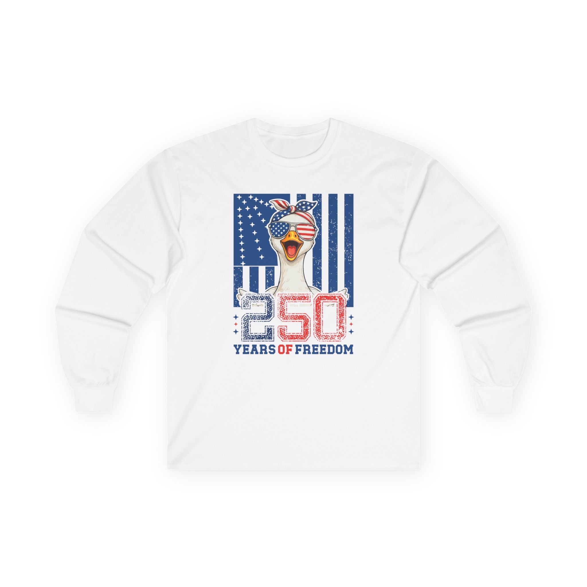 Celebration Goose Cotton Long Sleeve Tee