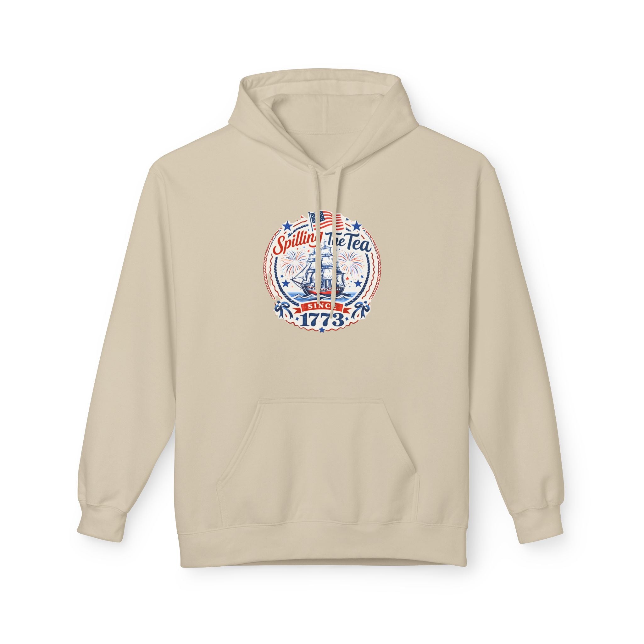 Spilling The Tea Midweight Softstyle Fleece Hoodie