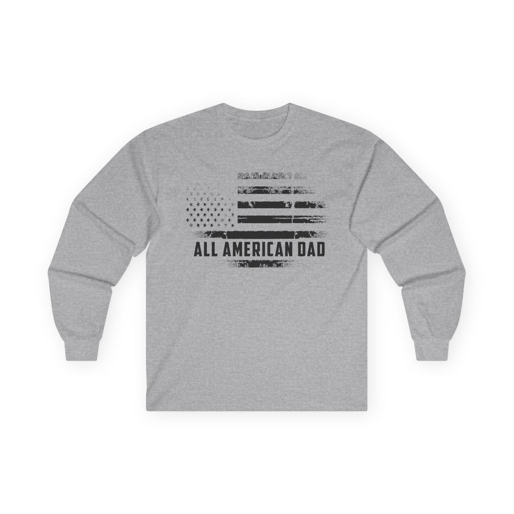 All American Dad Cotton Long Sleeve Tee