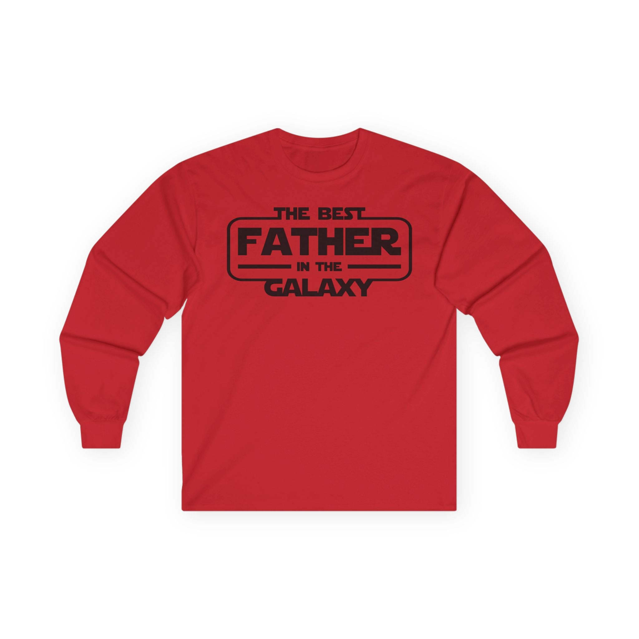 The Best Father In The Galaxy Cotton Long Sleeve Tee