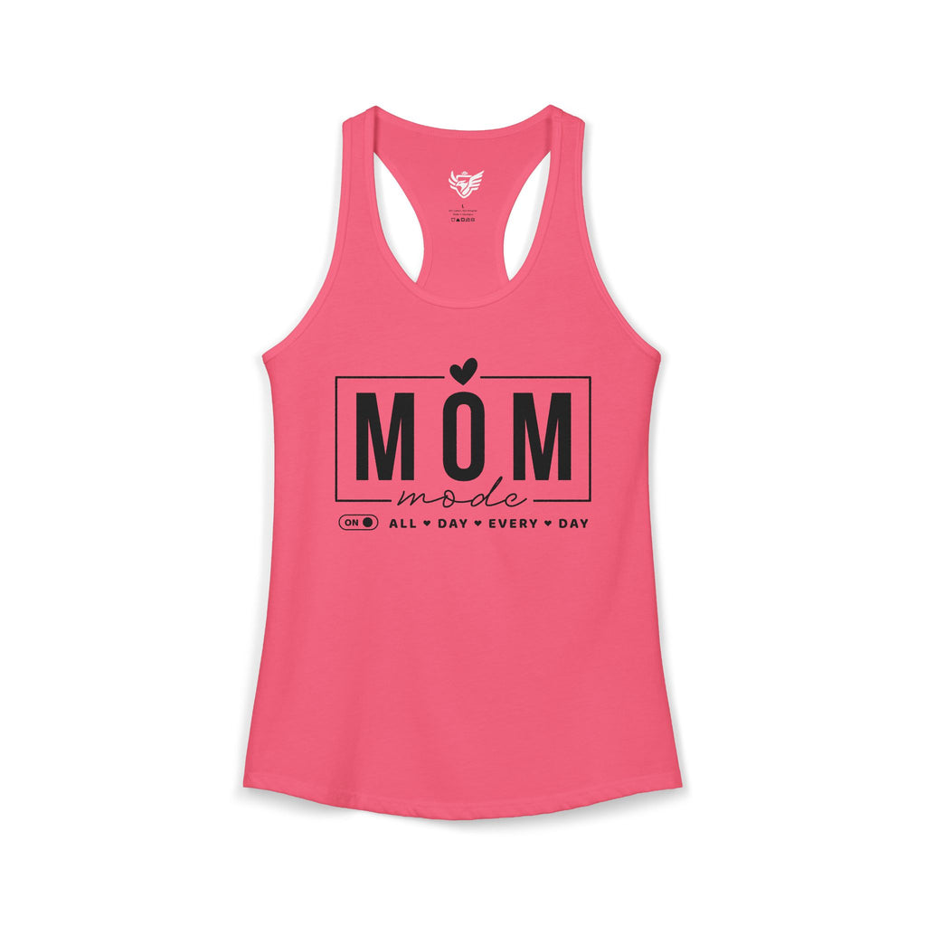 Mom Mode Ideal Racerback Tank
