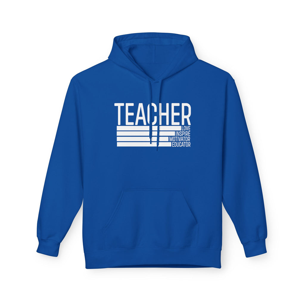 Teacher Midweight Softstyle Fleece Hoodie