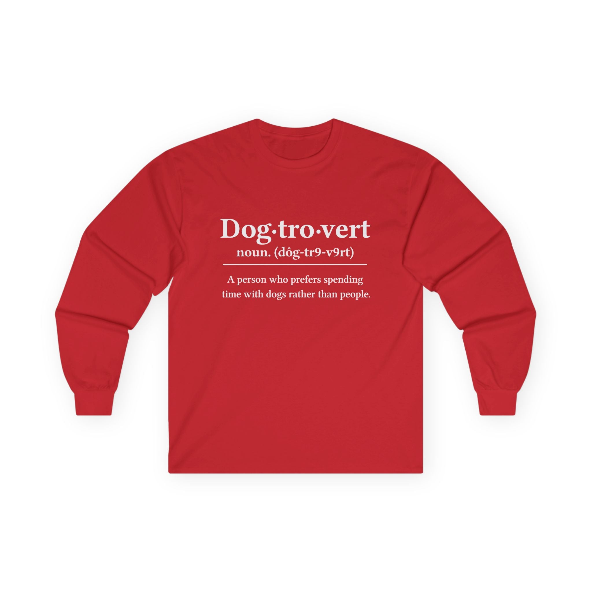 Dog-Tro-Vert Cotton Long Sleeve Tee