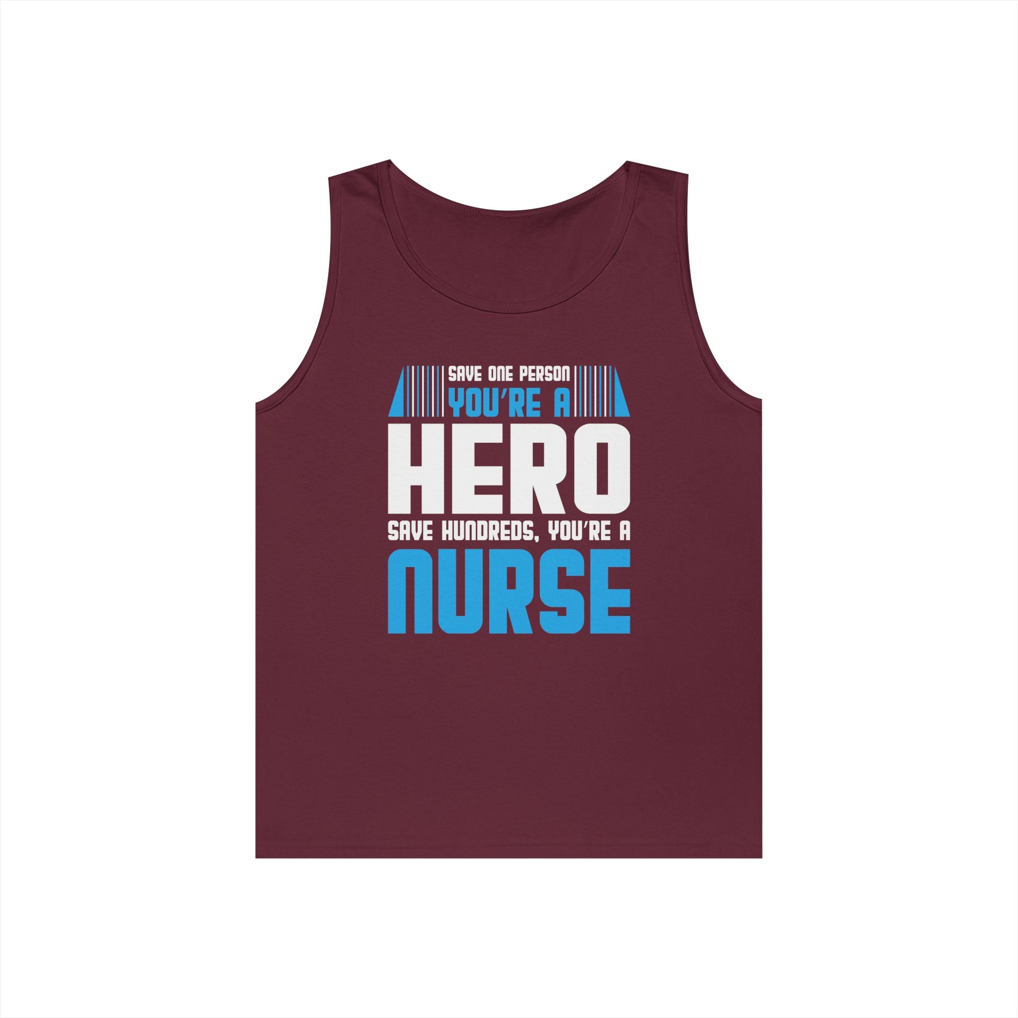 Nurses Are Heros Heavy Cotton Tank Top