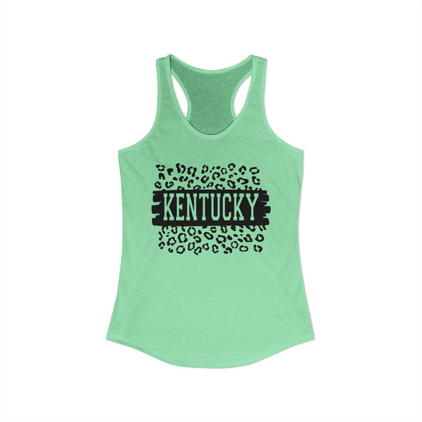 Women's KY Leopard Ideal Racerback Tank