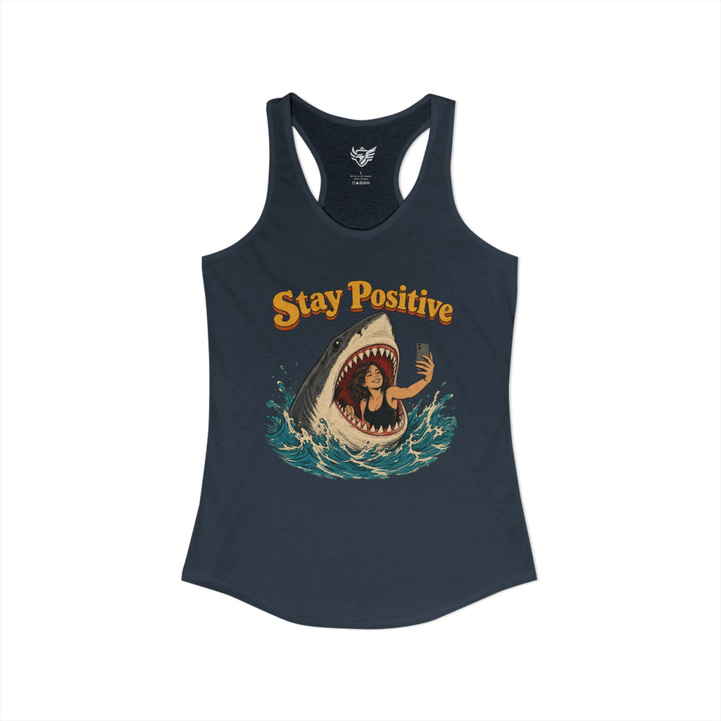 Stay Positive Ideal Racerback Tank