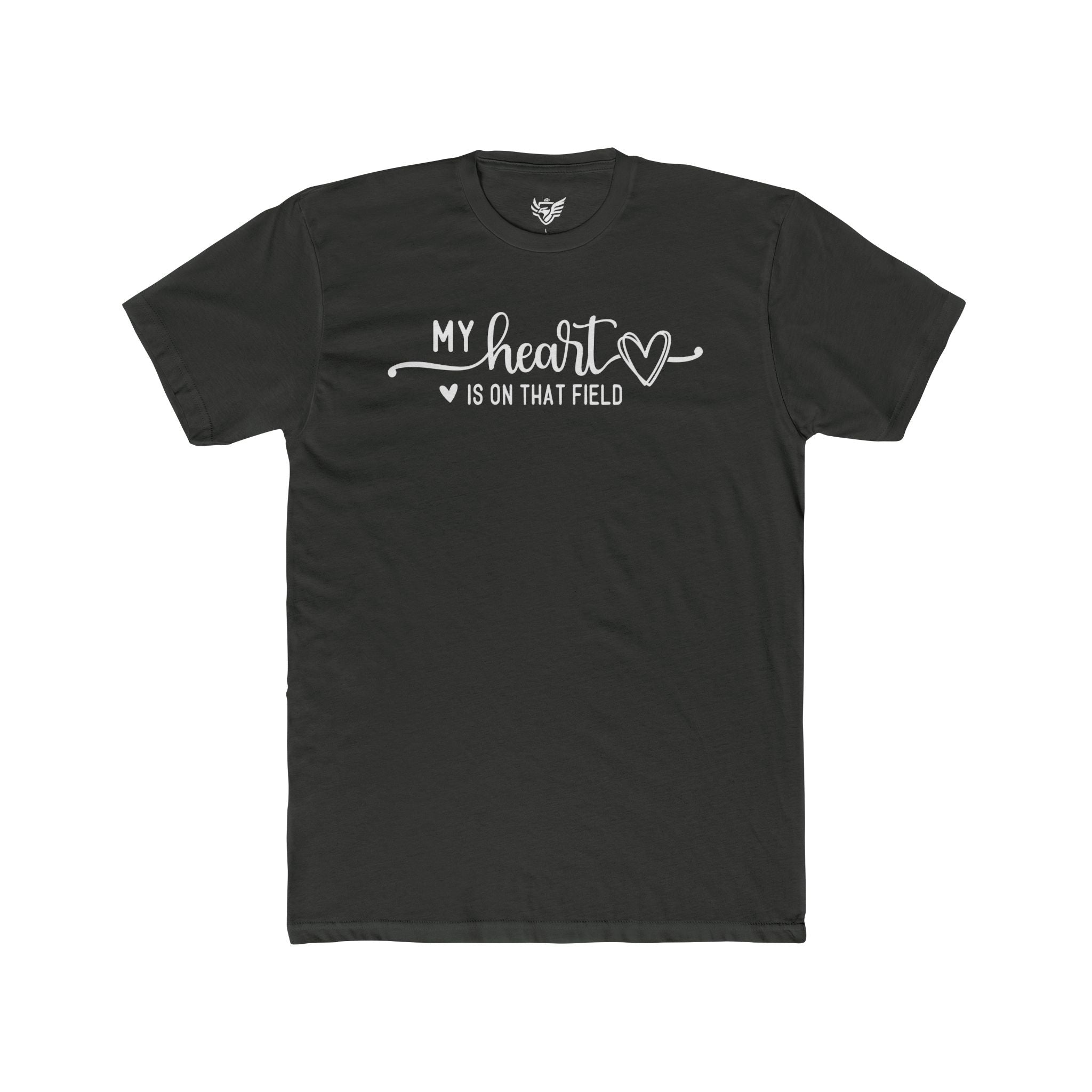 My Heart is on that Field Cotton Crew Tee