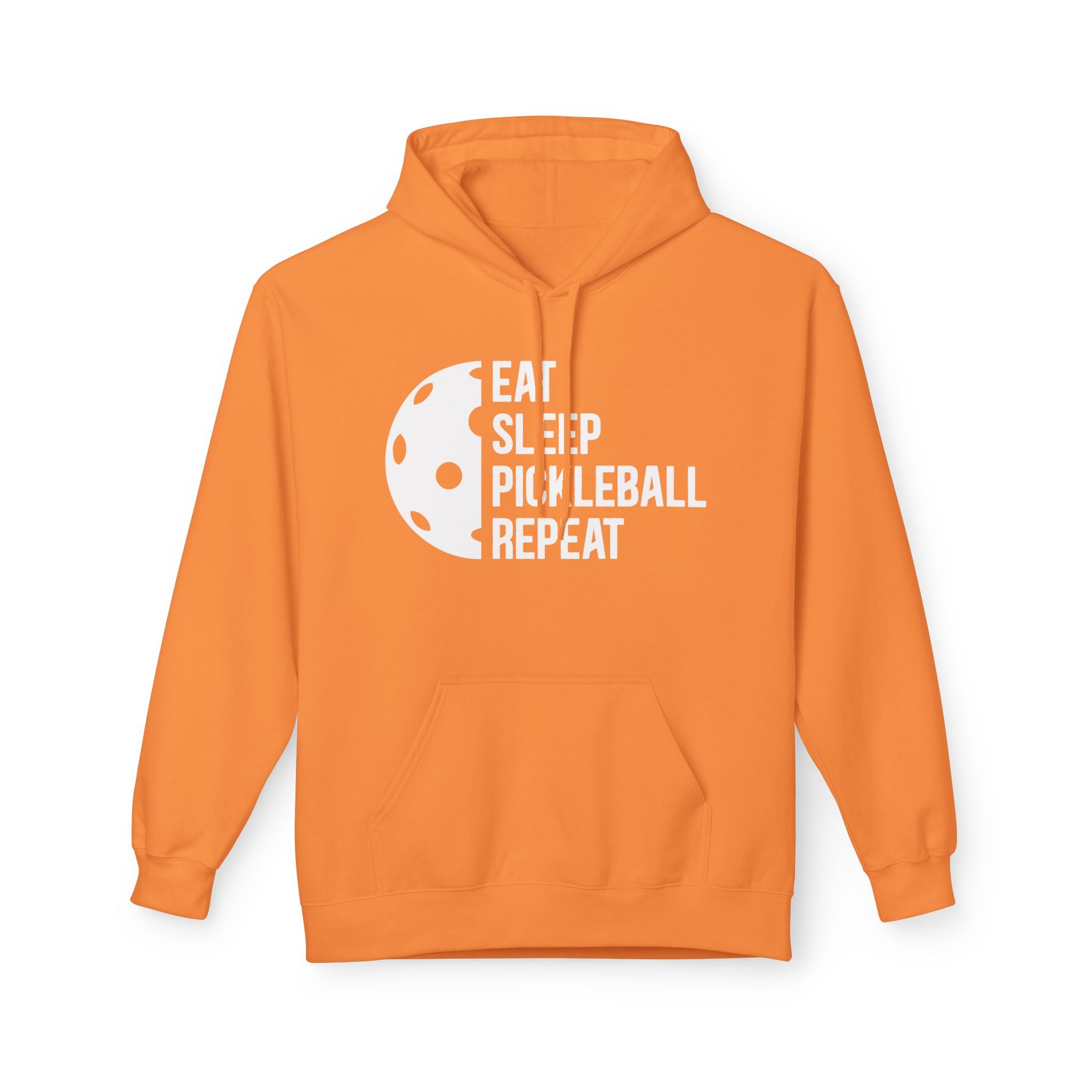 Eat Sleep Pickleball Repeat Midweight Softstyle Fleece Hoodie