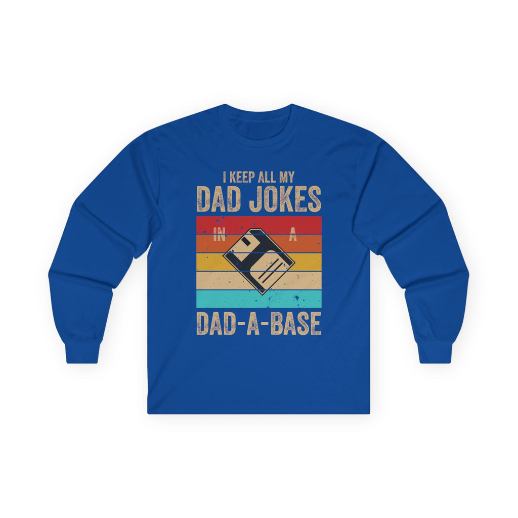 Dad-A-Base Cotton Long Sleeve Tee