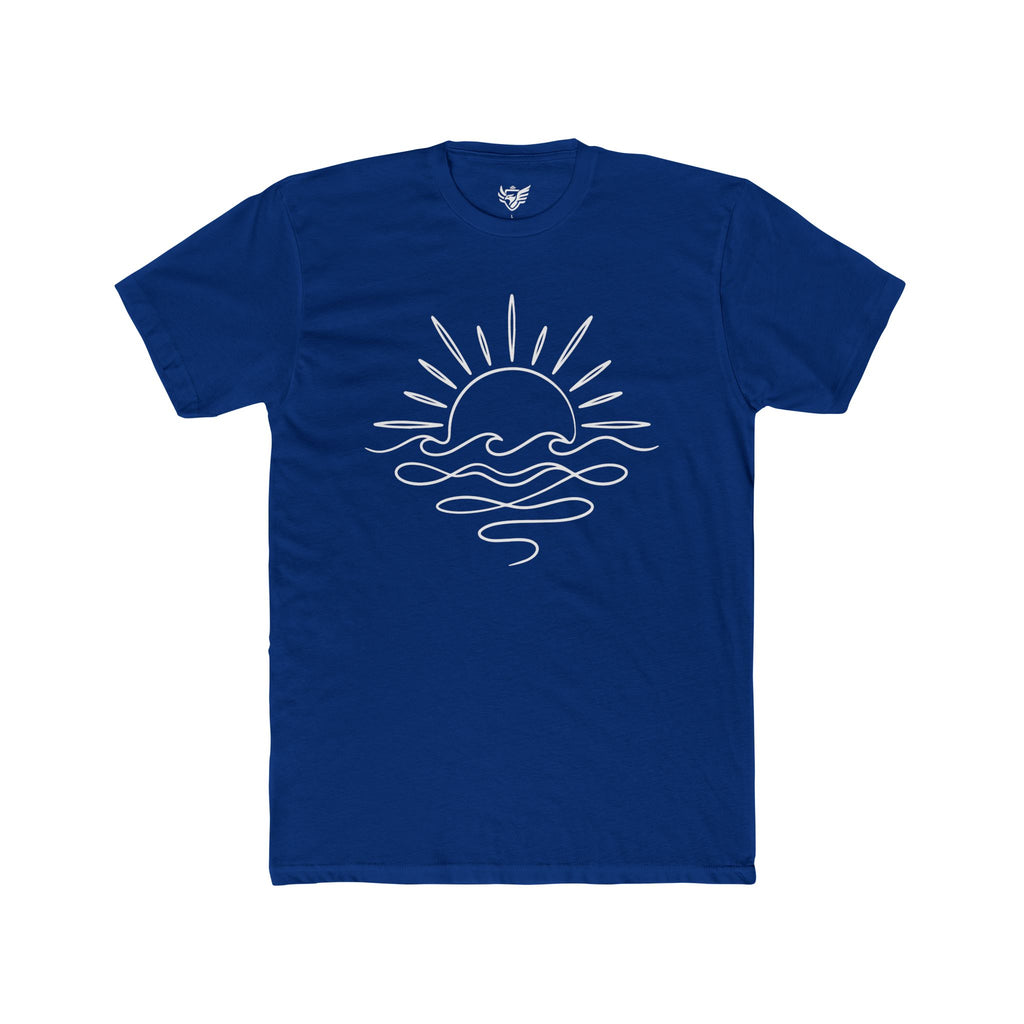Sunny Sea Cotton Crew Tee