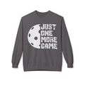 Just One More Game Midweight Softstyle Fleece Crewneck Sweatshirt