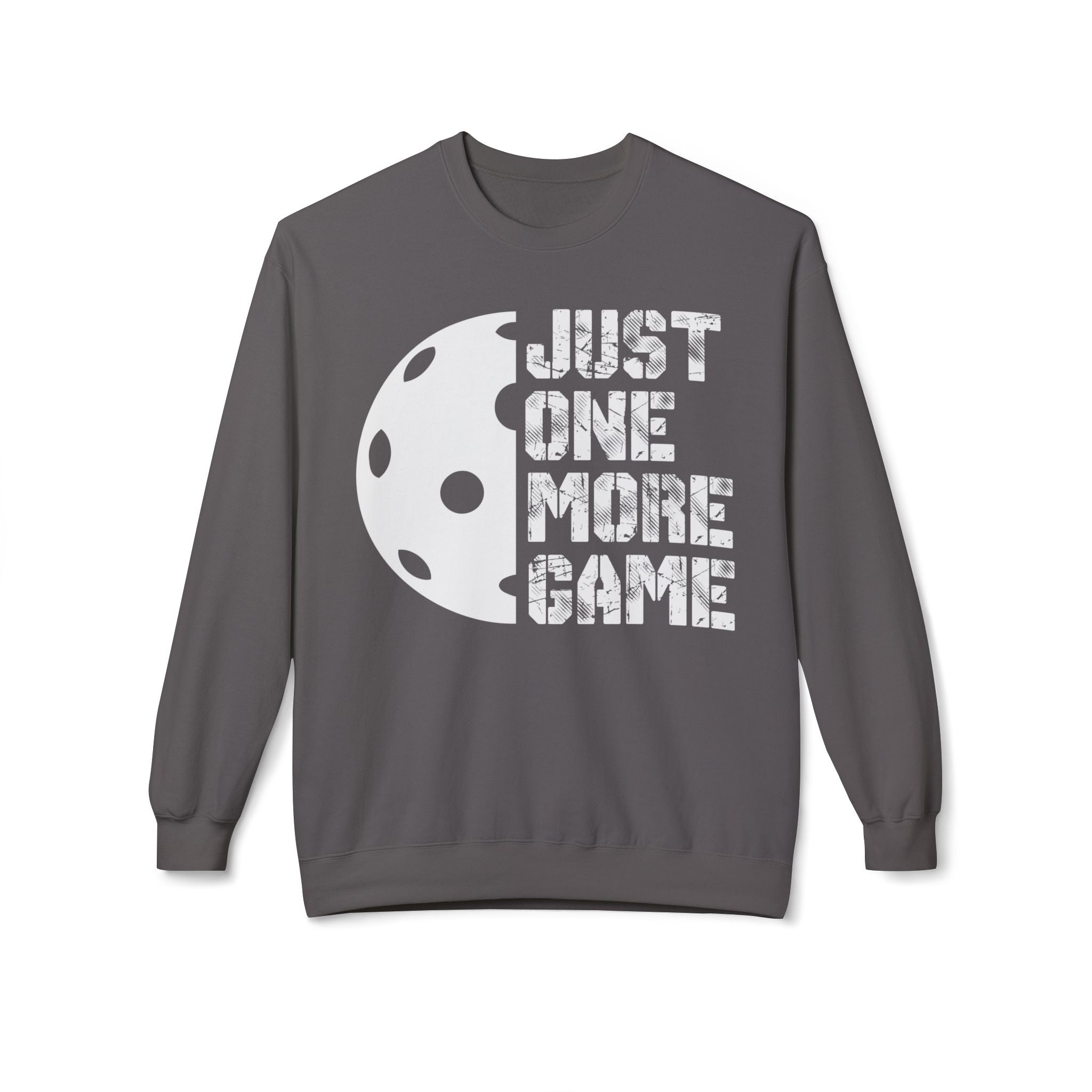 Just One More Game Midweight Softstyle Fleece Crewneck Sweatshirt