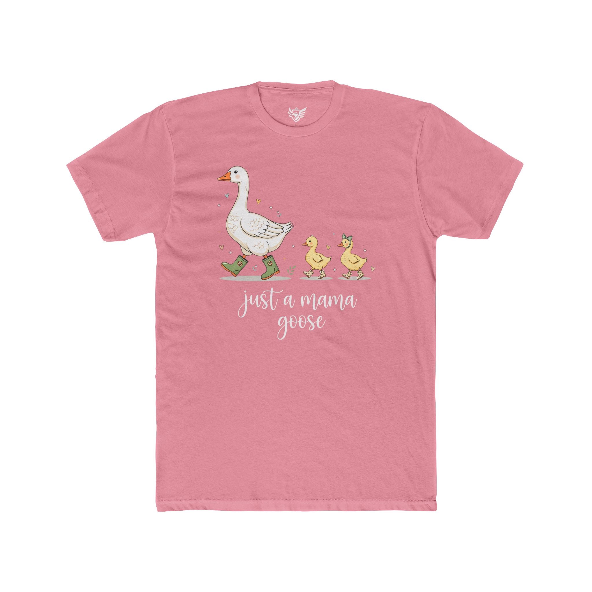 Just A Momma Goose Cotton Crew Tee