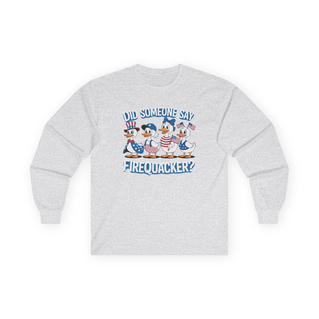 Firequackers Cotton Long Sleeve Tee