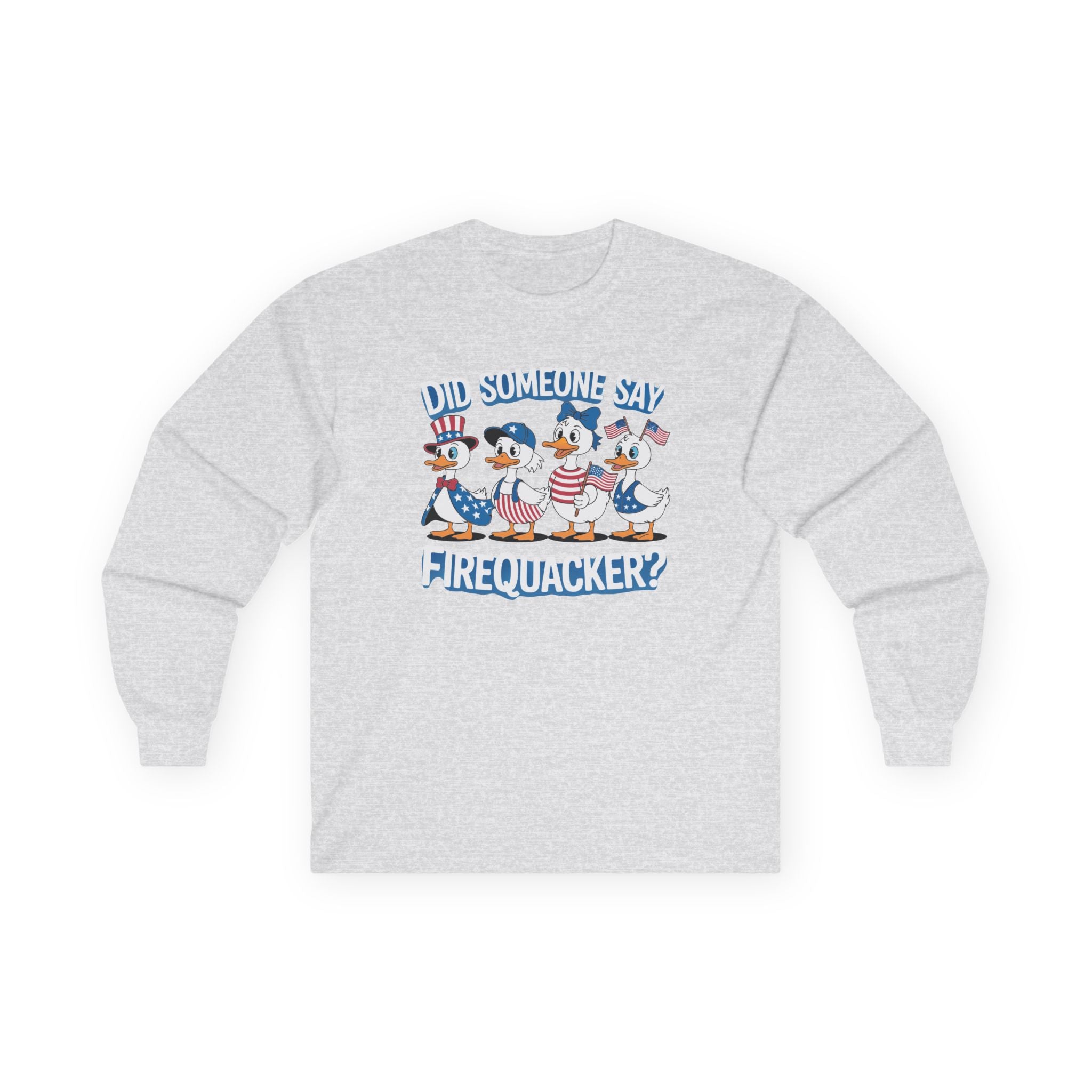 Firequackers Cotton Long Sleeve Tee