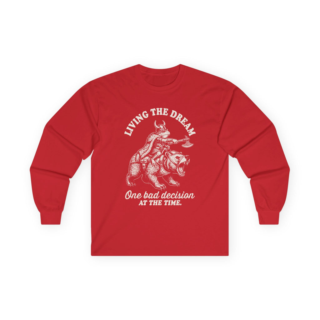 Living The Dream Cotton Long Sleeve Tee