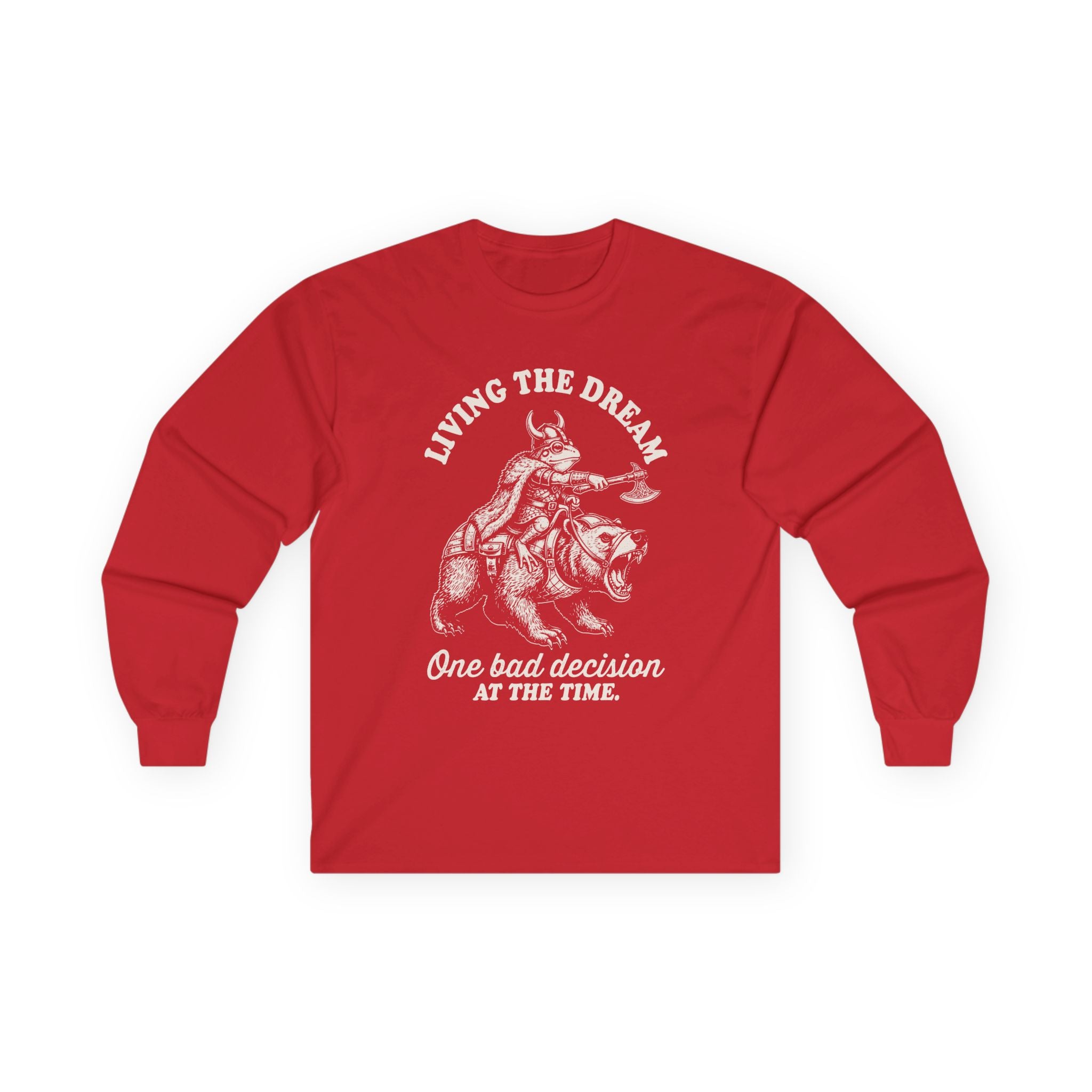 Living The Dream Cotton Long Sleeve Tee