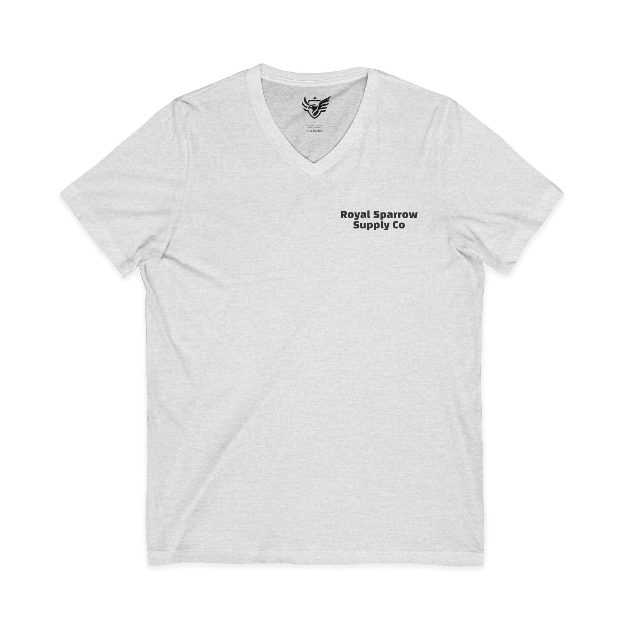 Royal Sparrow Jersey Short Sleeve V-Neck Tee