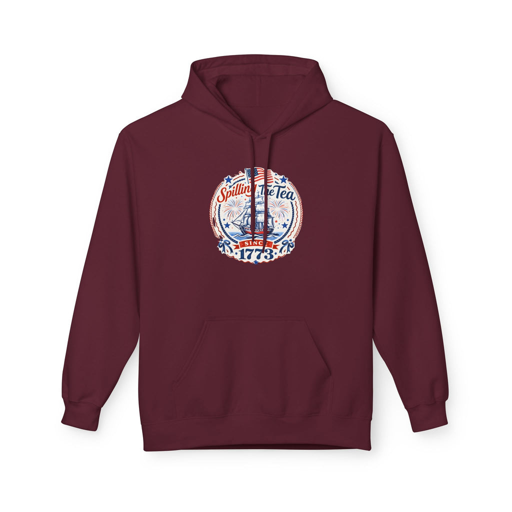 Spilling The Tea Midweight Softstyle Fleece Hoodie