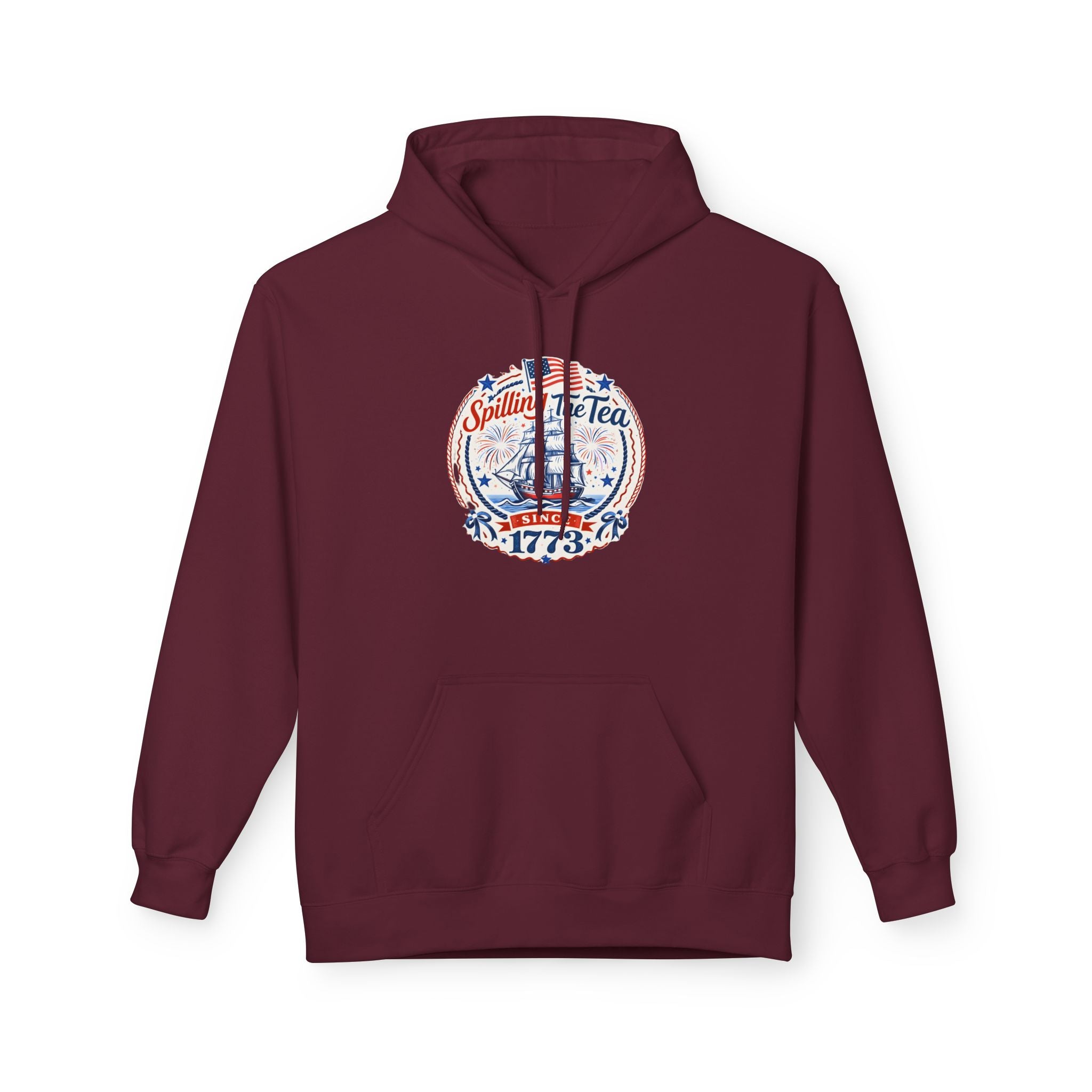 Spilling The Tea Midweight Softstyle Fleece Hoodie