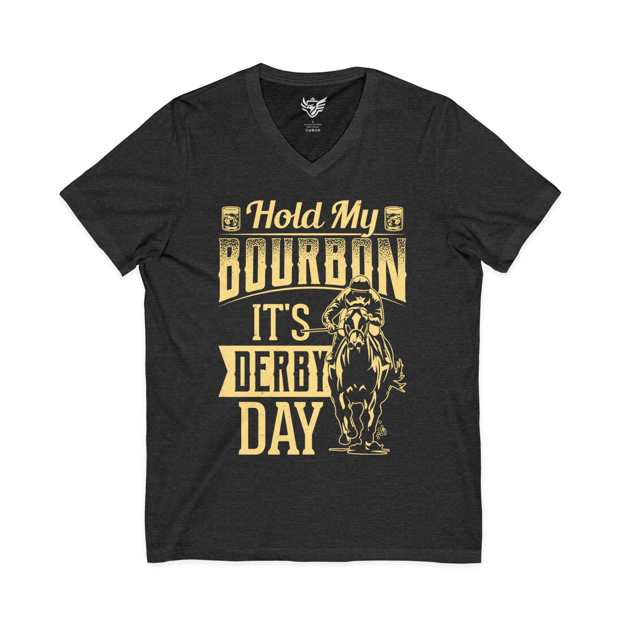 Derby Day Jersey Short Sleeve V-Neck Tee
