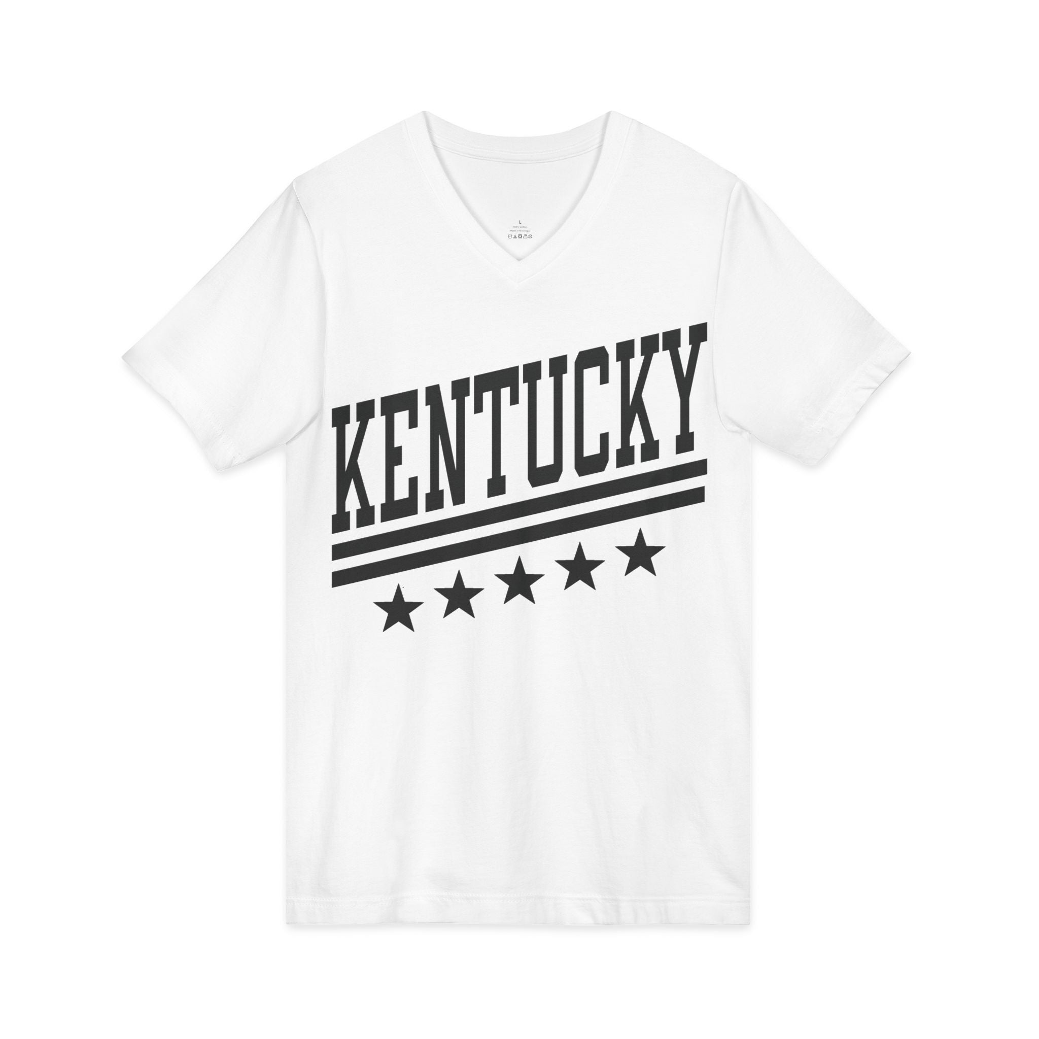 KY 5 Star Jersey Short Sleeve V-Neck Tee